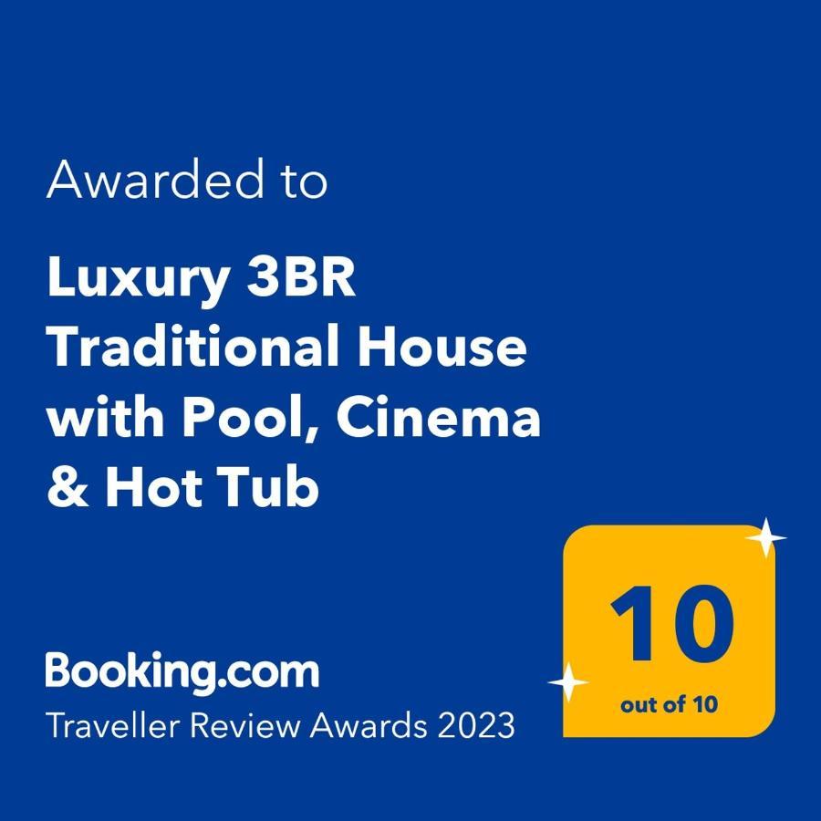 Narcisa - Luxury 3Br Traditional House With Pool, Cinema & Hot Tub Xaghra Luaran gambar